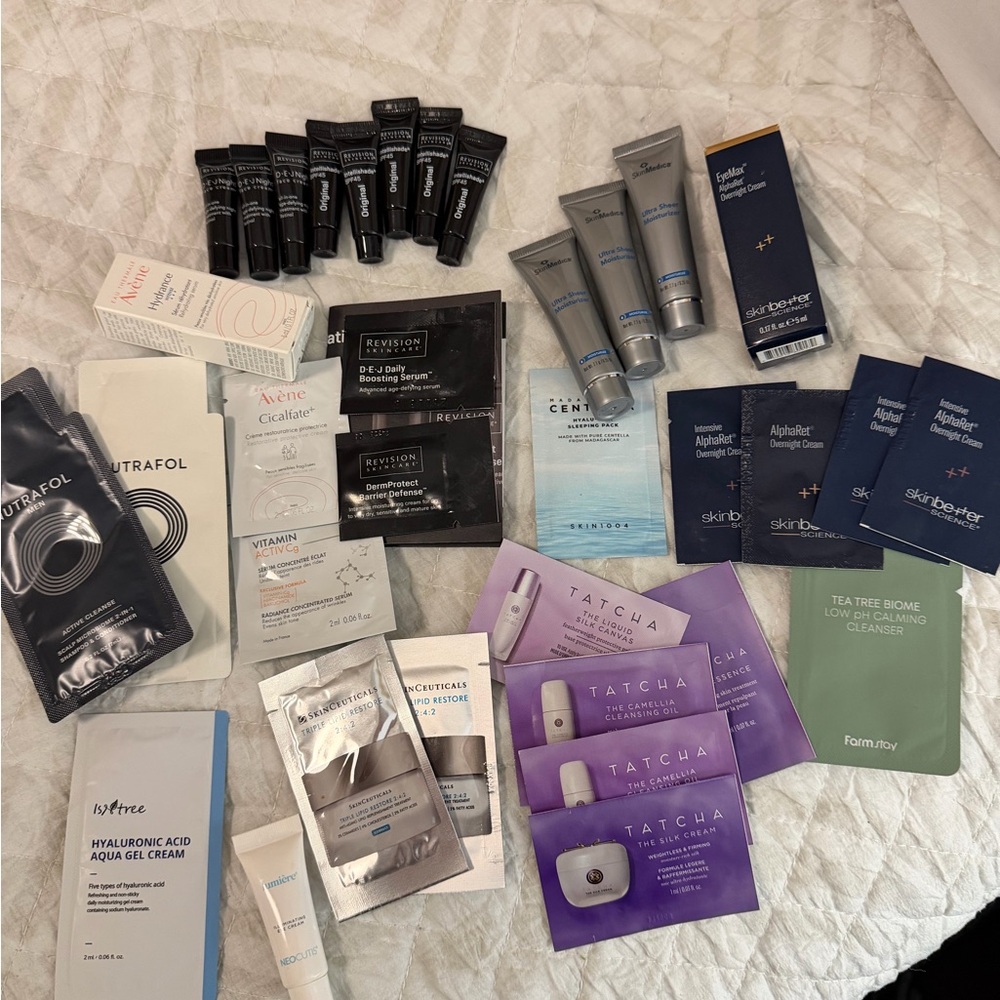 Tatcha, Revision, Skin  Better, Avene, Skin Cetuicals, Skin Medica Sample Lot